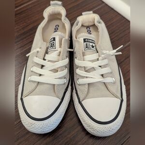 Converse Women's All Star Shoreline Slip-On Sneaker in Cloud Gray (Size 5)